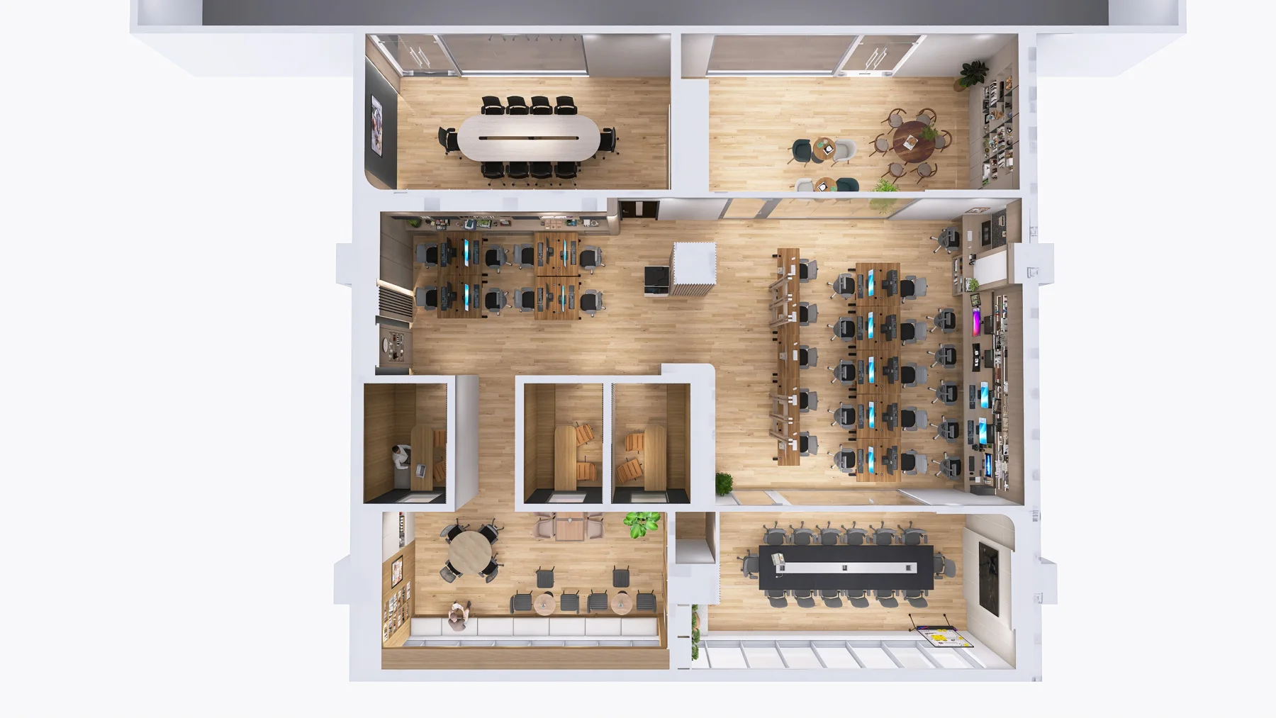 Chamchuri Square — ภาพจำลองงานออกแบบ 3 มิติ มุมมอง 2