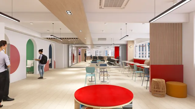 Workplace in Colour — พื้นที่พักผ่อนพร้อมซุ้มโค้งสีสันสดใส